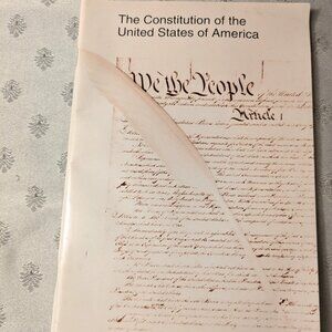 Senate Vistor Copy of the Constitution of the USA